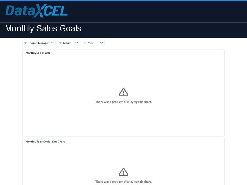 Monthly Sales Goals