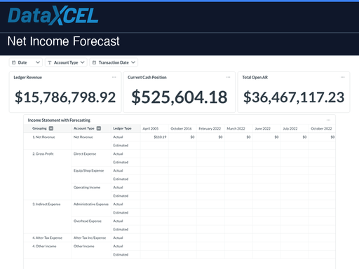 Net Income Forecast