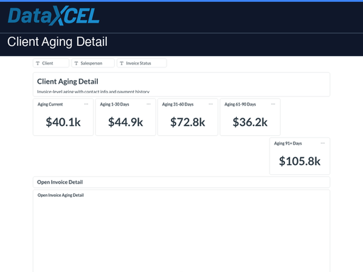 Client Aging Detail